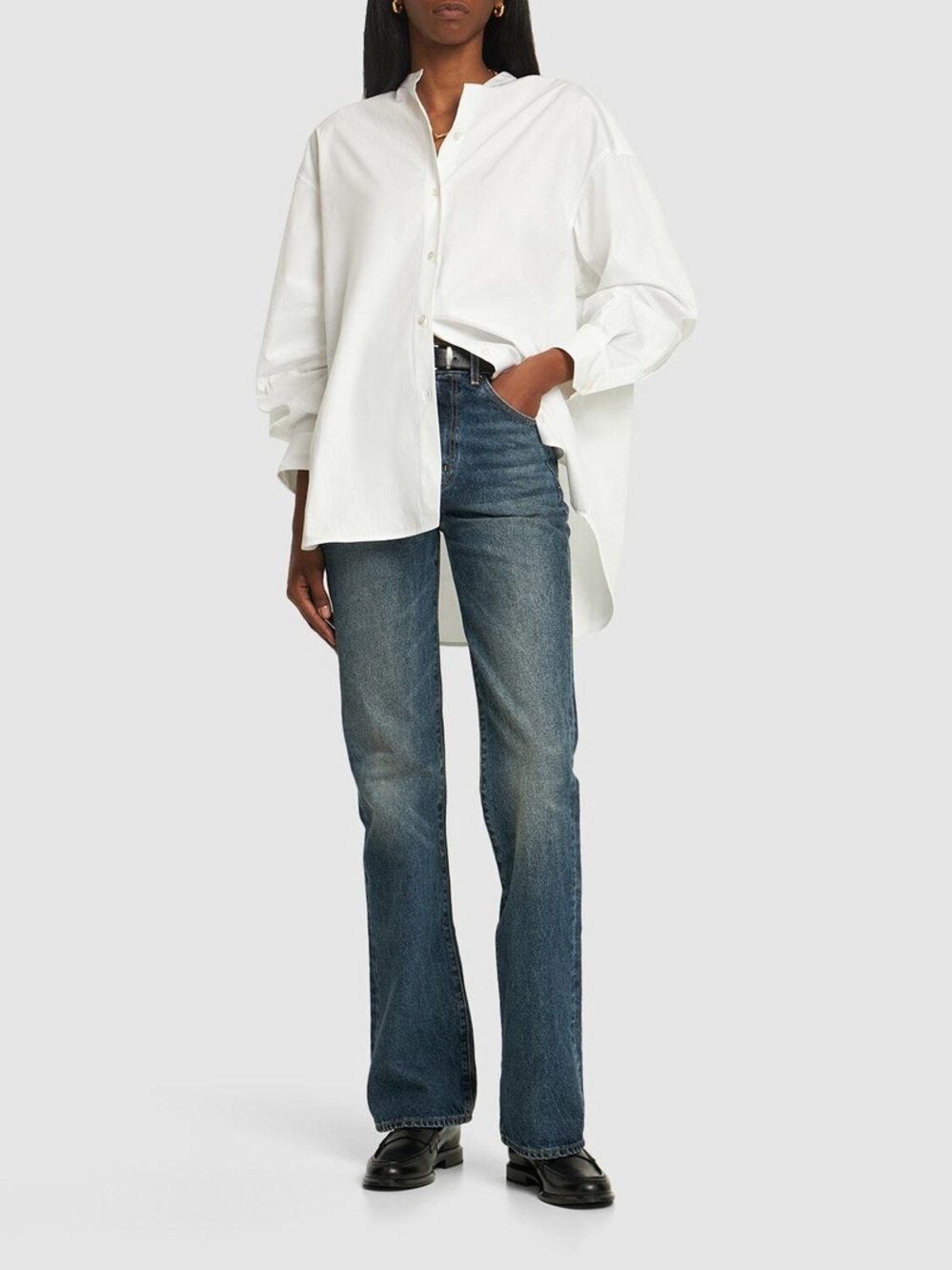 Theory white dress shirt